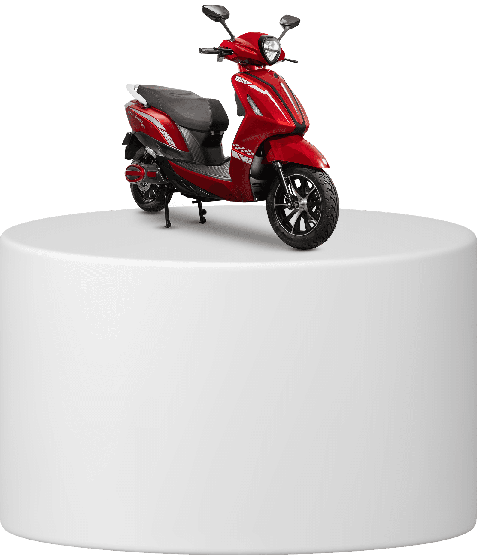 Gamma Pro Maroon Scooter